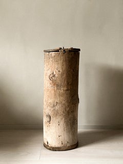 Fioriera antica in legno, stile Wabi Sabi, Scandinavia, 1800