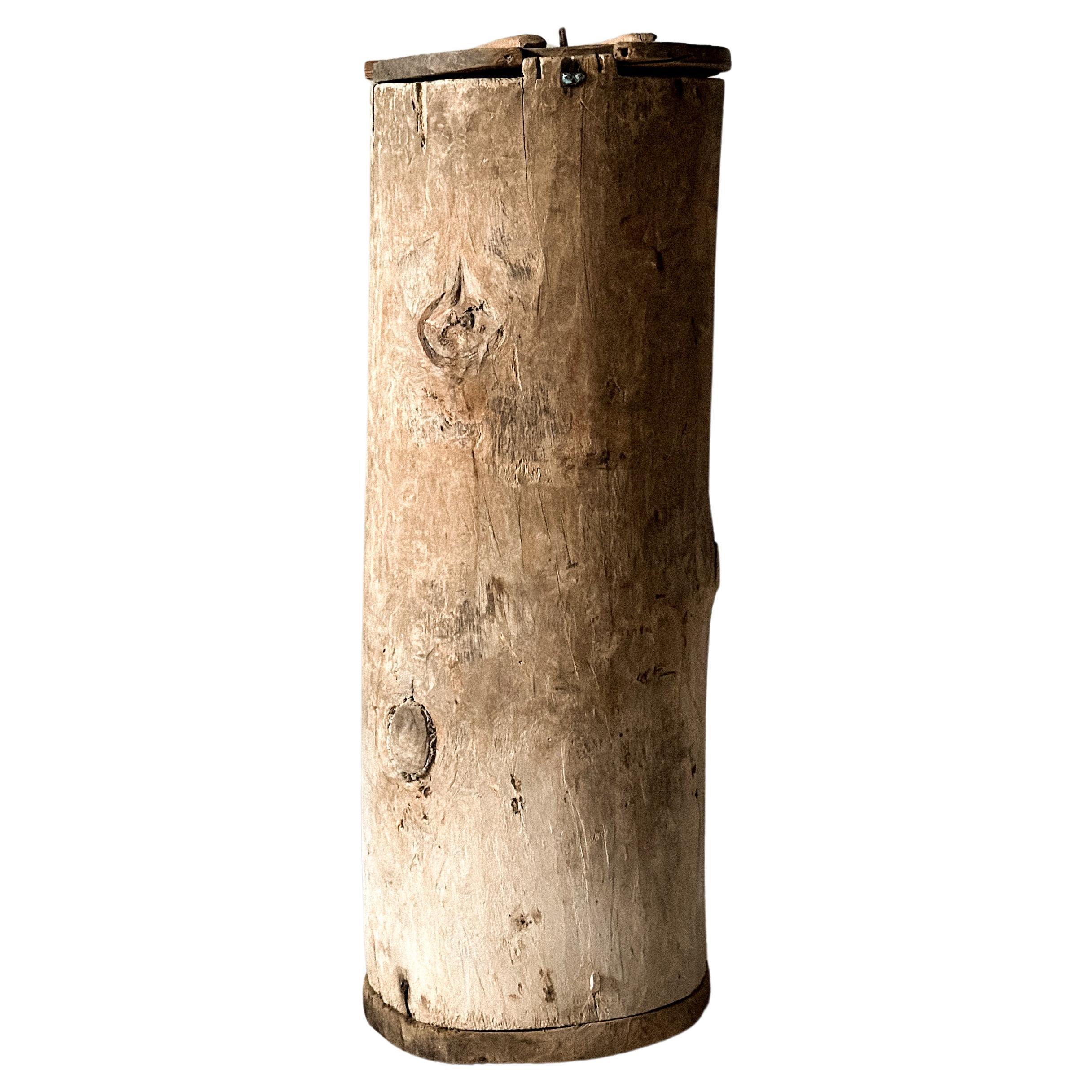 Antique Wooden Planter, Wabi Sabi Style, Scandinavia 1800s