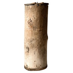 Antique Wooden Planter, Wabi Sabi Style, Scandinavia 1800s
