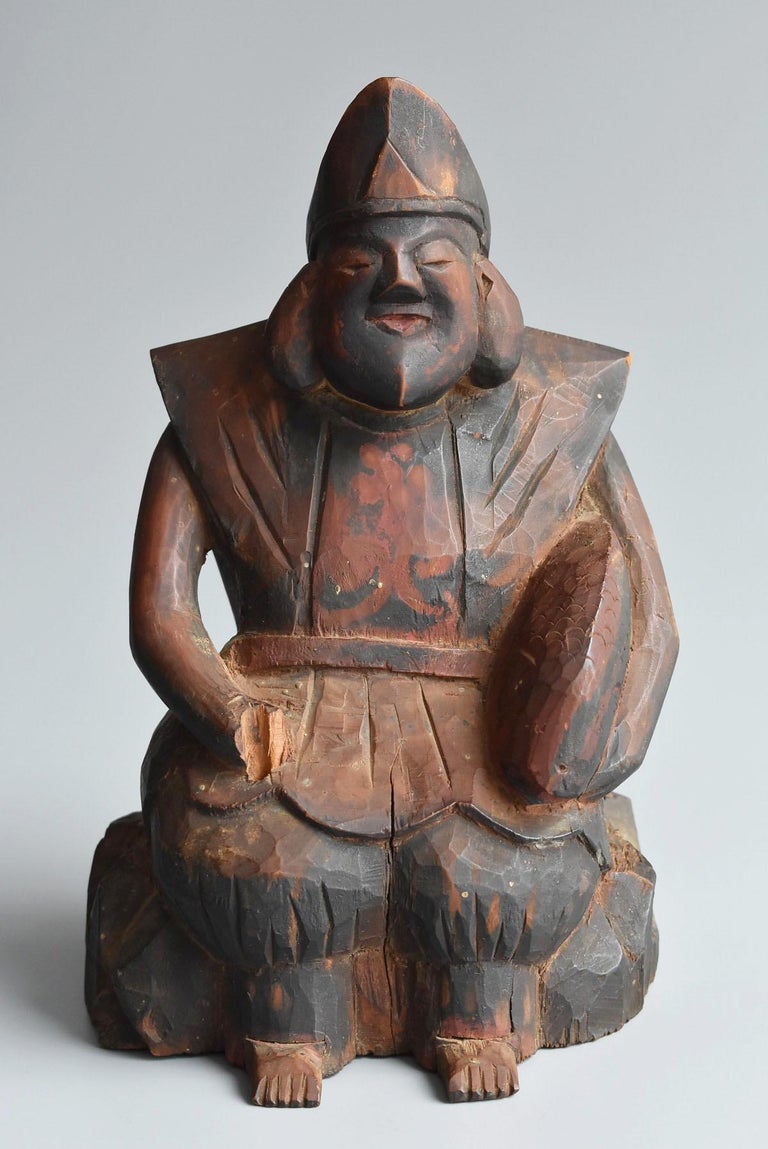 Antique Wooden Sculptures of Japanese Gods / Buddha Statues / Edo-Meiji  Period at 1stDibs | edo gods, wooden gods, japanese god statues