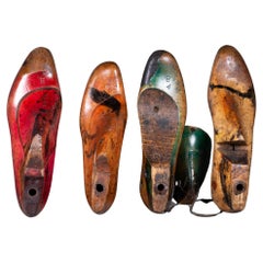 Formes de chaussures anciennes en bois vers 1920 Plusieurs ensembles disponibles (expédition gratuite)