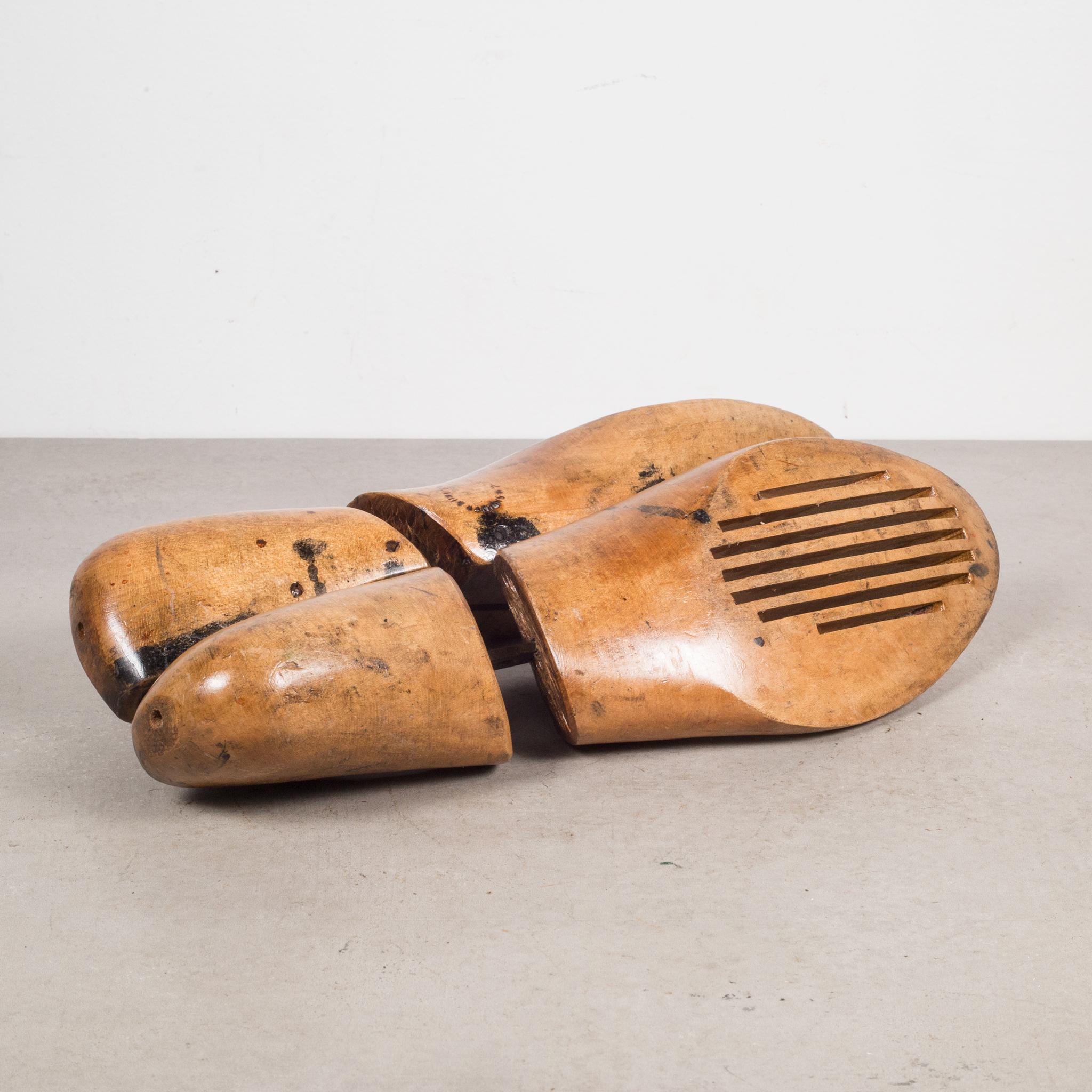 antique metal shoe forms