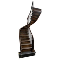 Antique Wooden Staircase, 19th Century