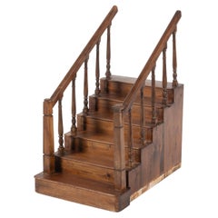 Modèle d'escalier ancien en bois, Angleterre, années 1920