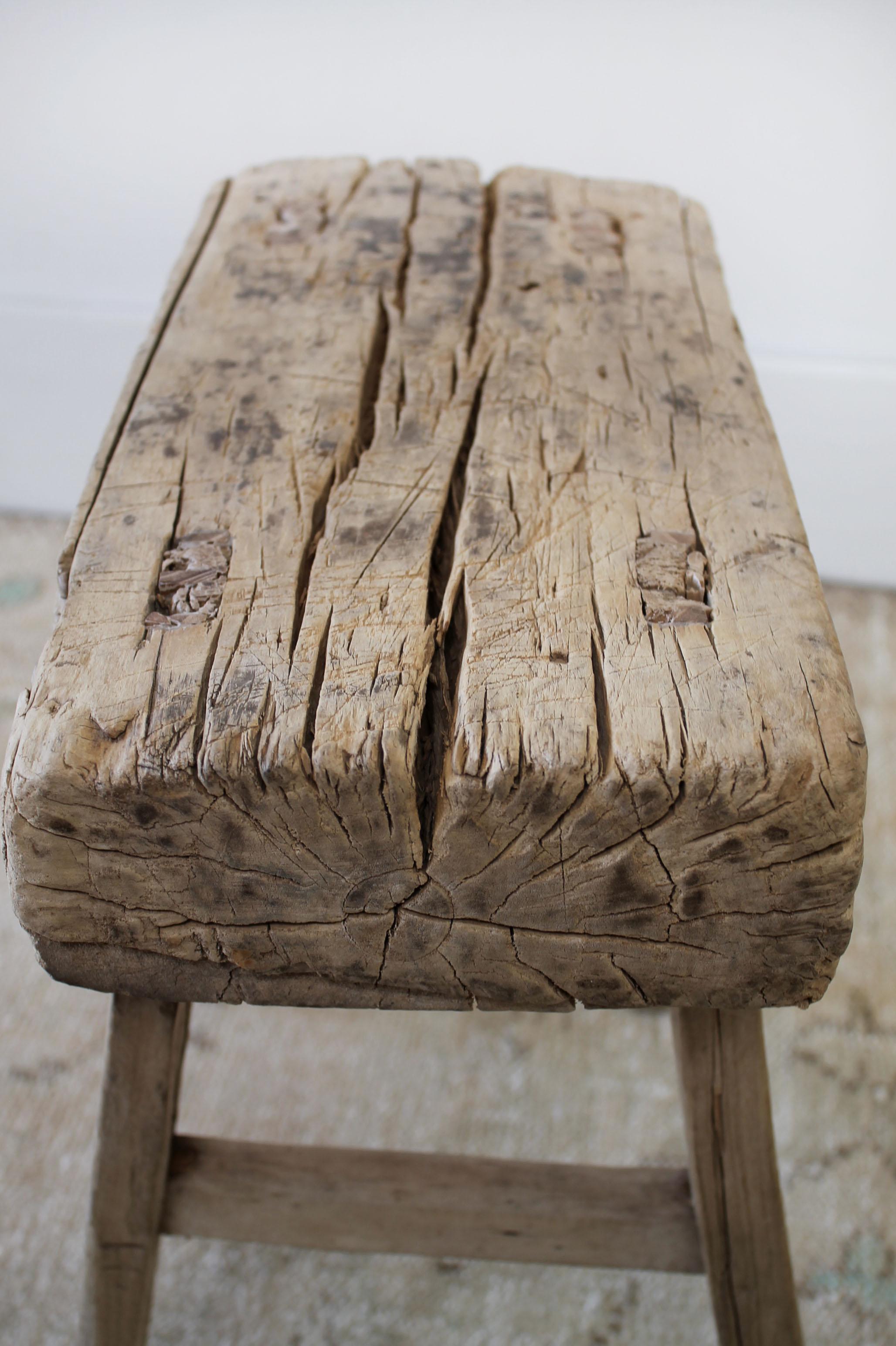 Asian Antique Wooden Stool