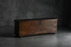 Antique Wooden Storage Chest, France, Late 18th Century