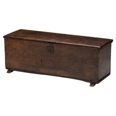 Antique Wooden Storage Chest, France, Late 18th Century