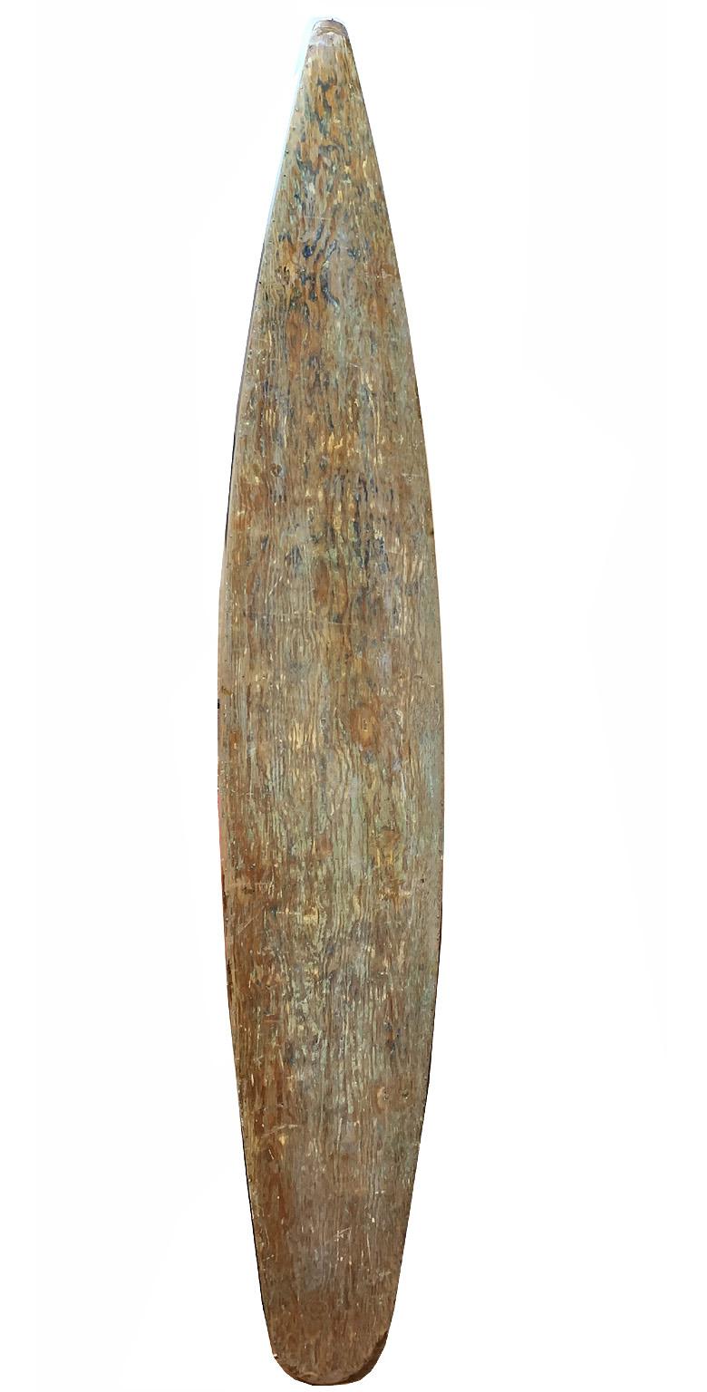 Antique Wooden Surfboard 2