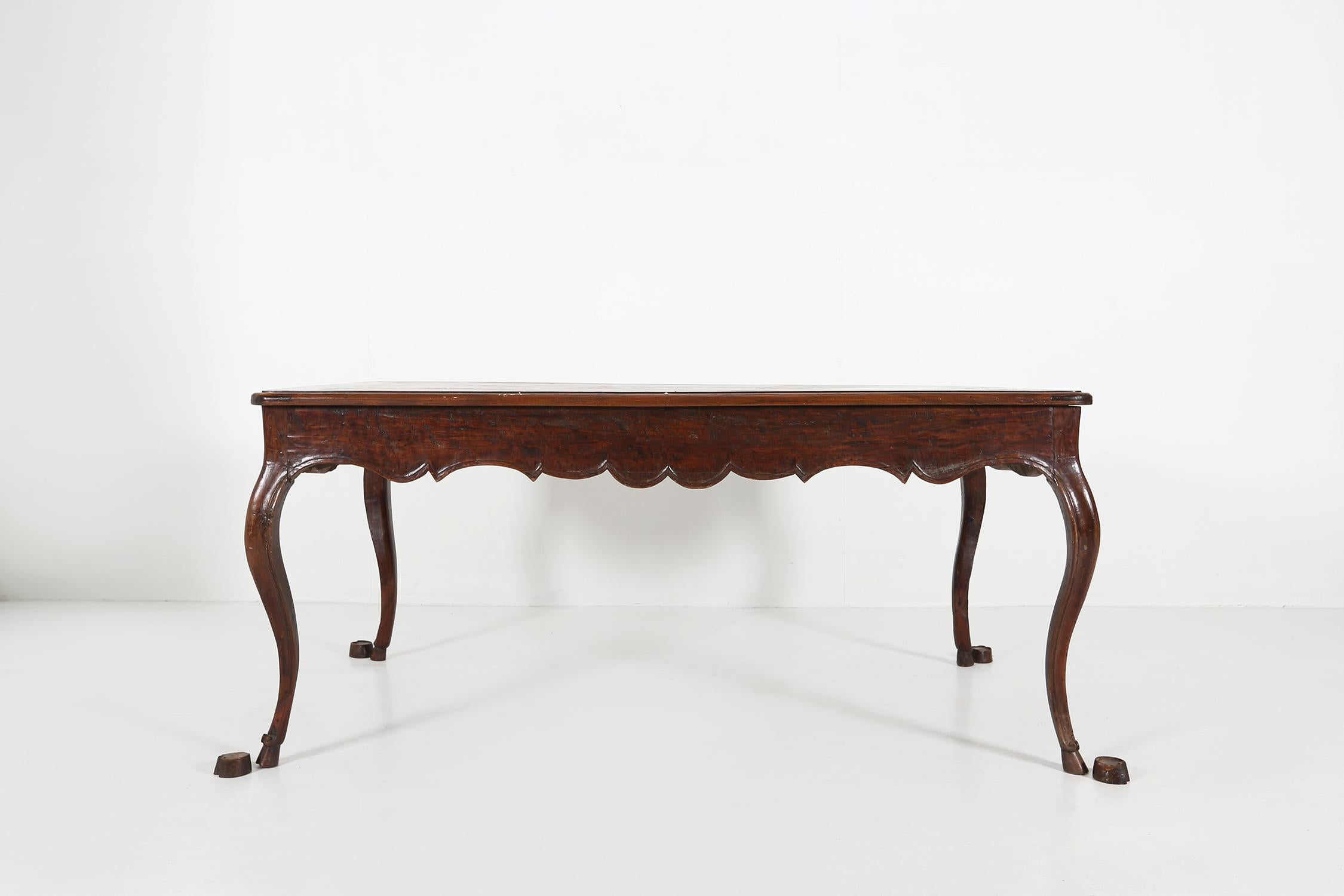 Antique Wooden Table Ca.1850 4