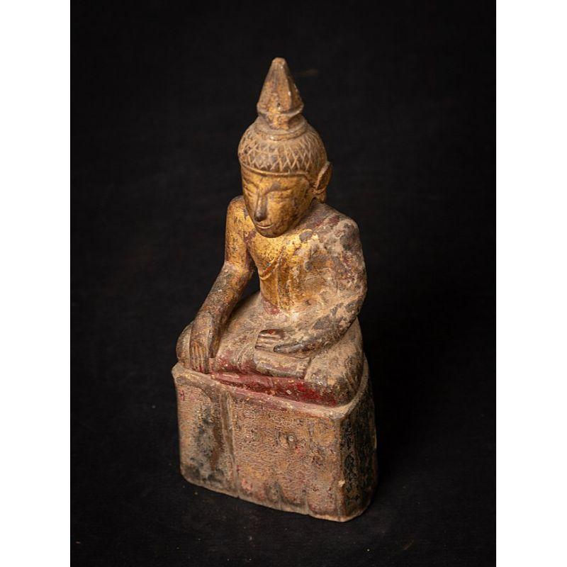 Antique Wooden Thai Buddha Statue from Thailand 9