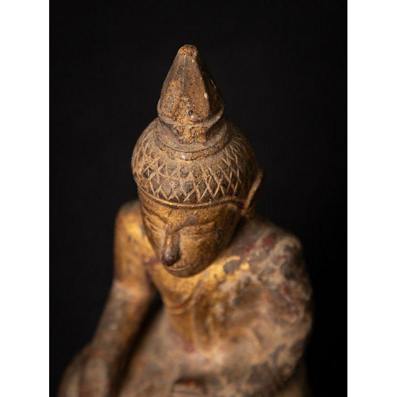 Antique Wooden Thai Buddha Statue from Thailand 10