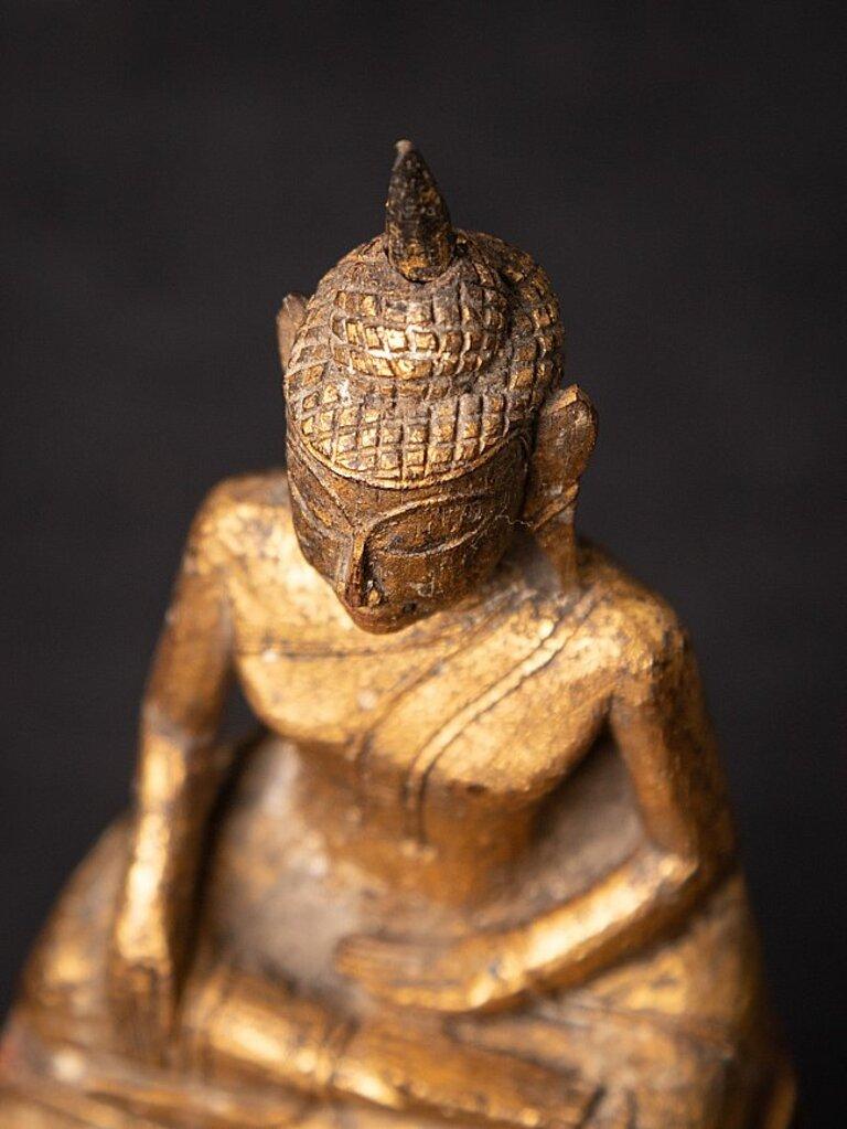 Antique Wooden Thai Buddha Statue from Thailand 10