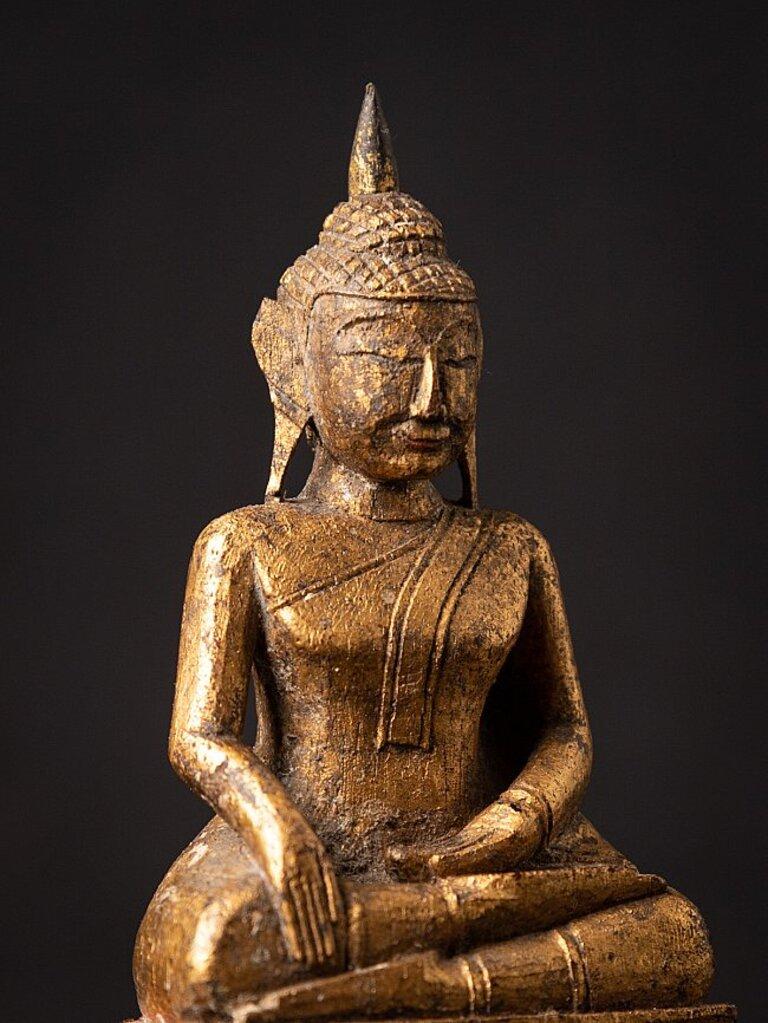 Antique Wooden Thai Buddha Statue from Thailand 3