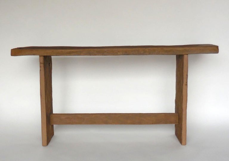 Antique Wooden Tray Console Table at 1stDibs