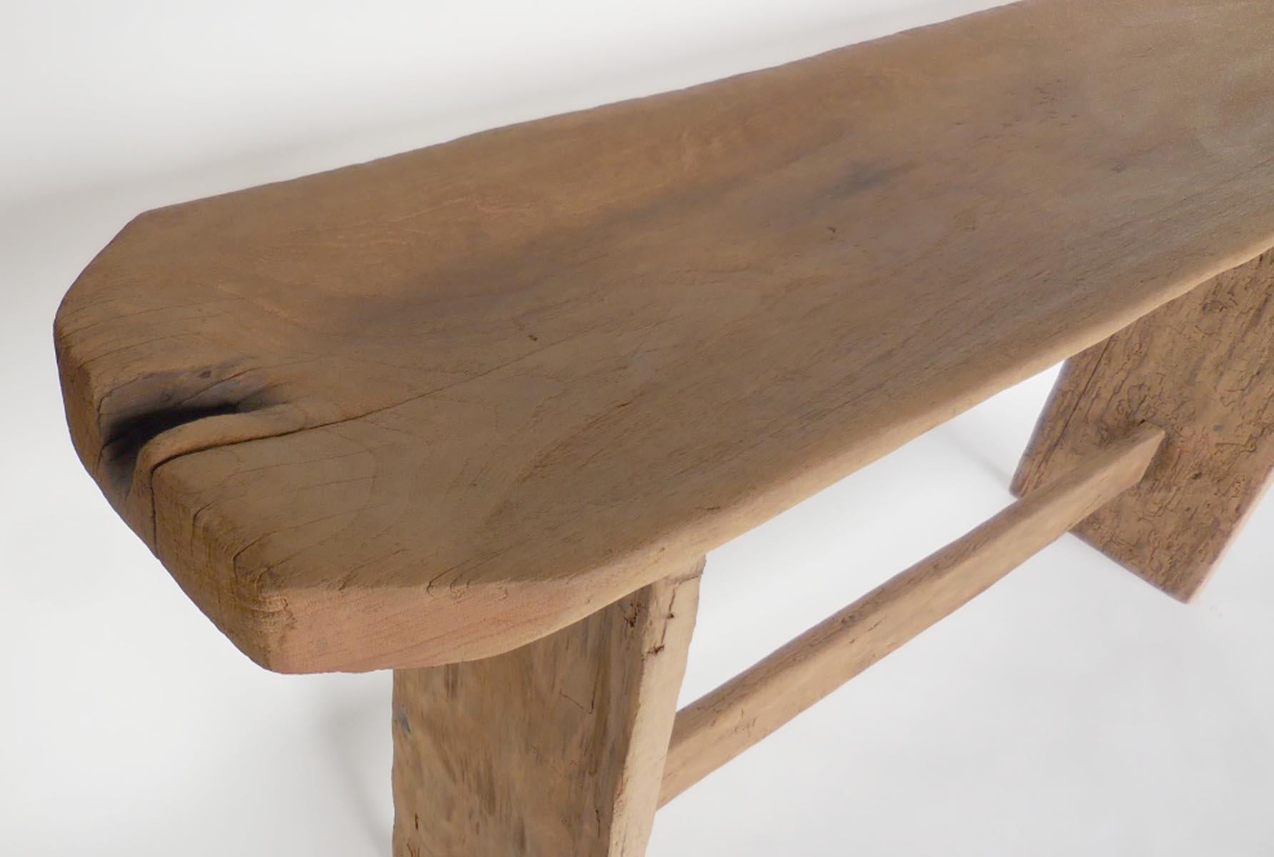 Antique Wooden Tray Console Table 1