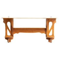 Antiguo armario de pared de madera Estantería de estilo modernista, hacia 1940