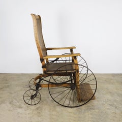 Antique Wooden Wheelchair