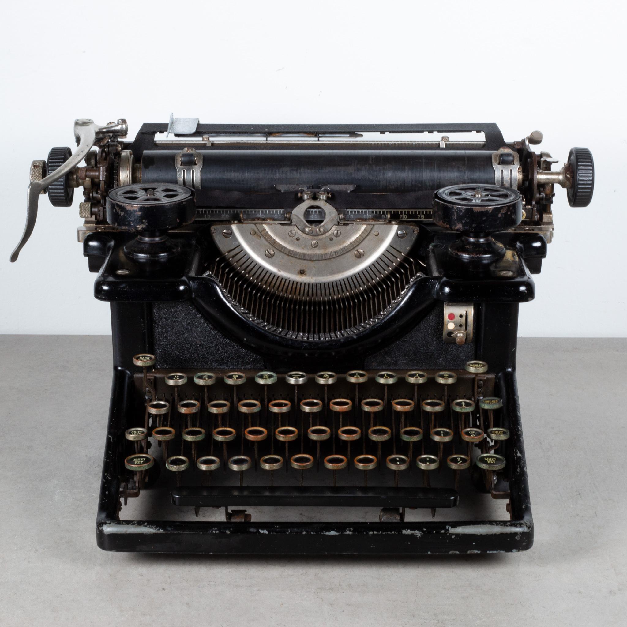 antique woodstock typewriter