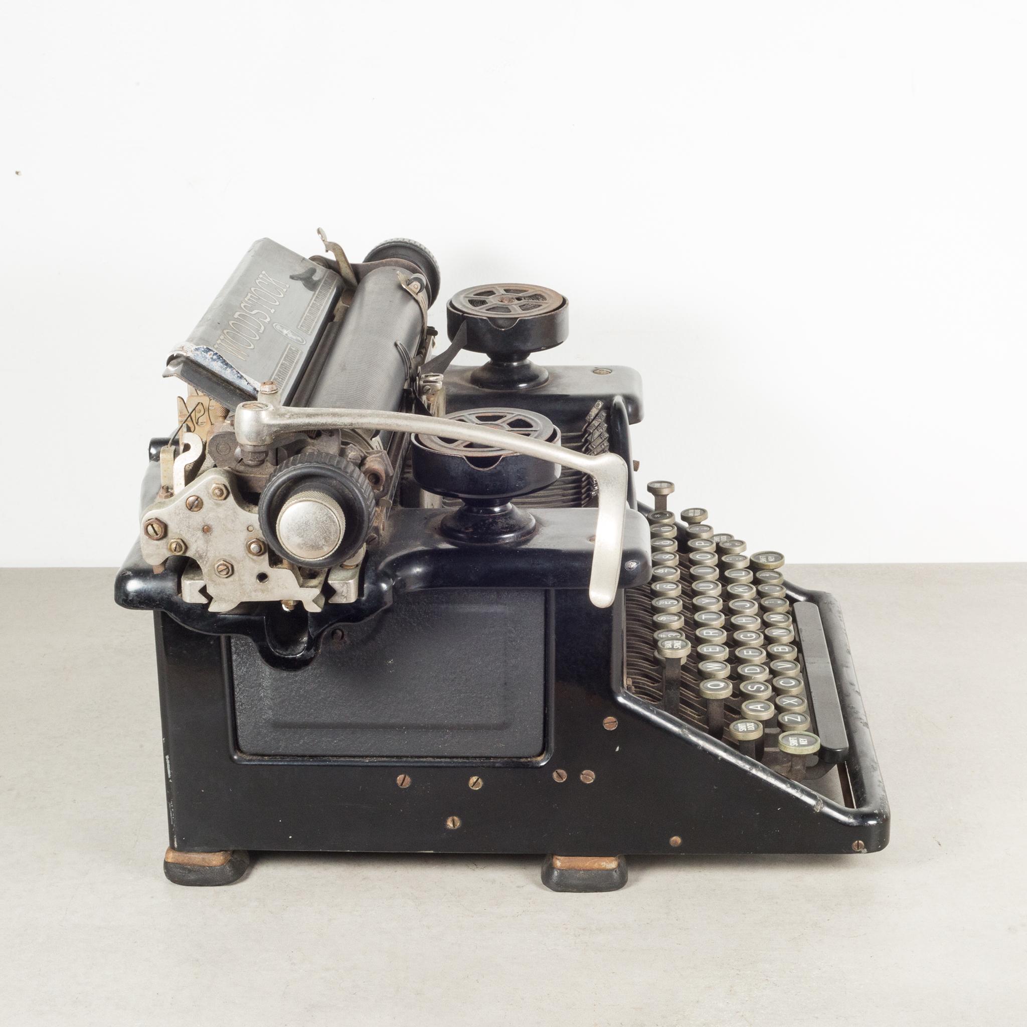 vintage woodstock typewriter
