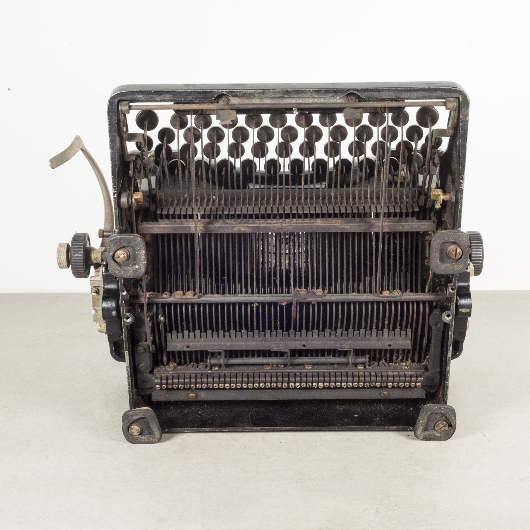 Art Deco Antique Woodstock Typewriter, circa 1933