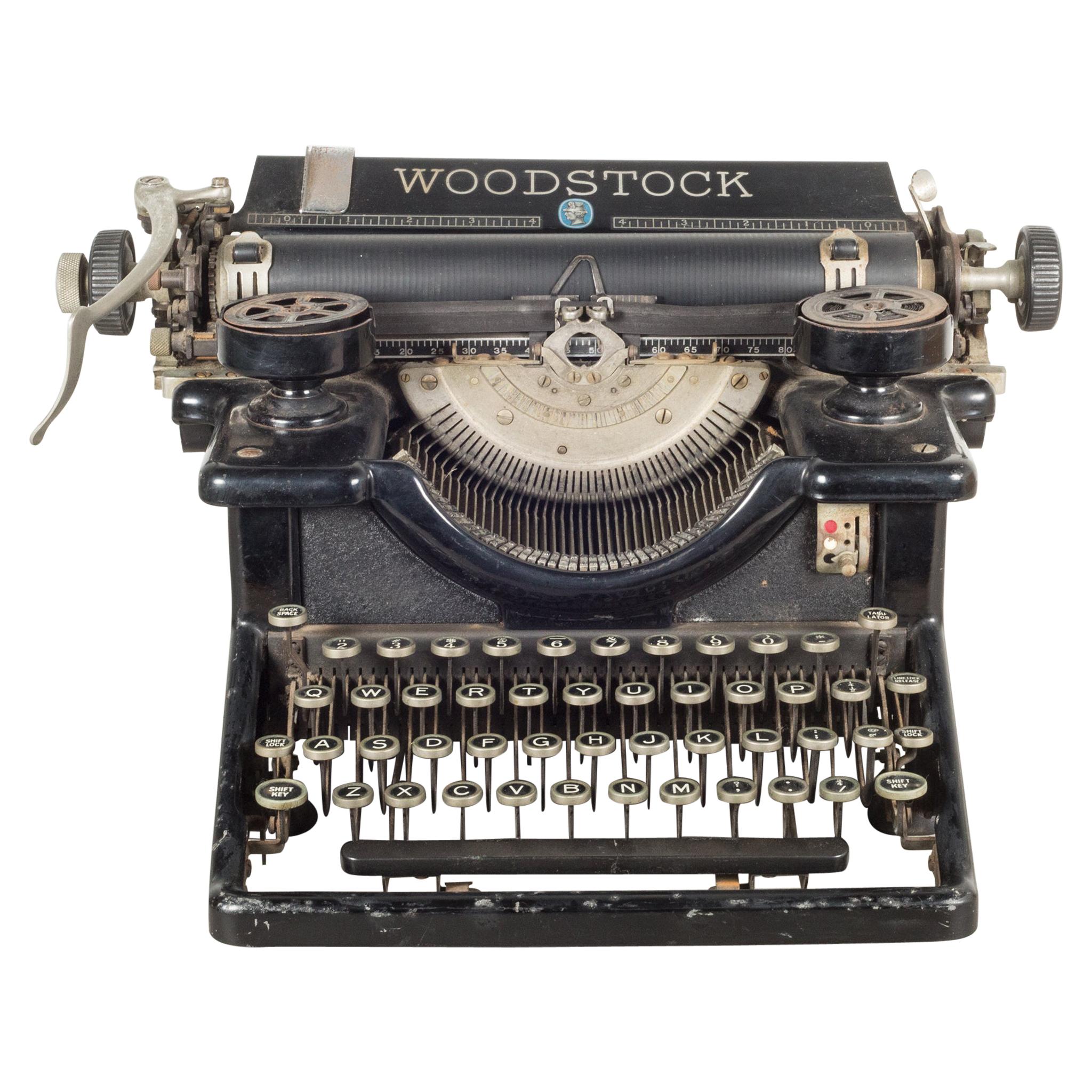 Antique Woodstock Typewriter, circa 1933