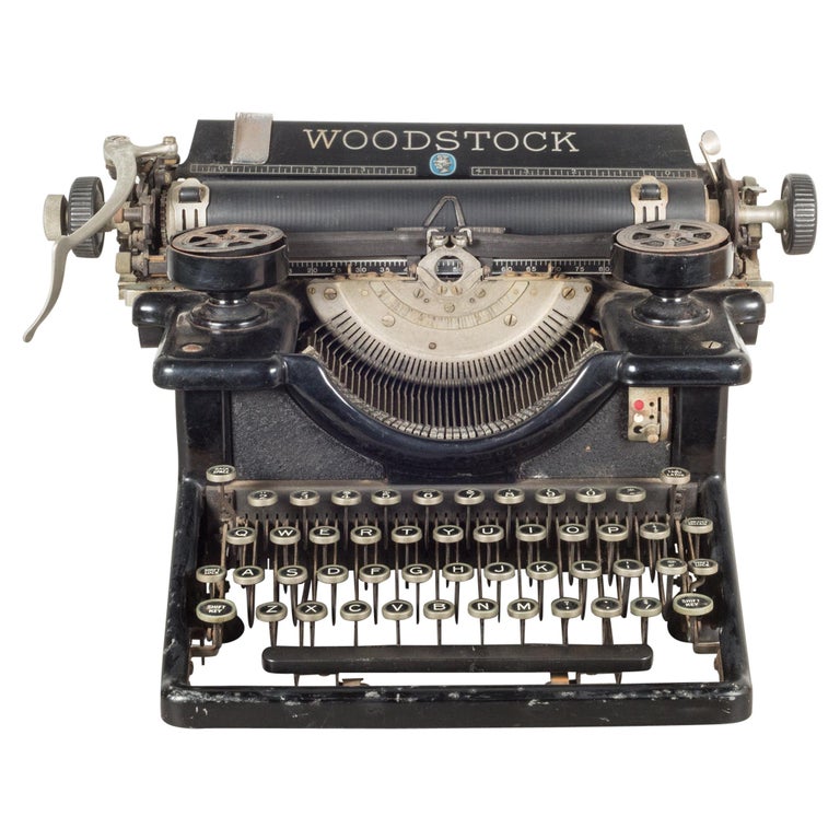 Antike Woodstock-Schreibmaschine:: um 1933 bei 1stDibs