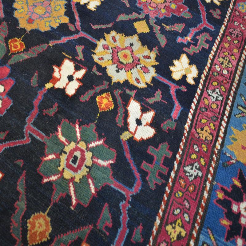 Mid-19th Century Antique Wool Karabagh Rug. Caucasian Design circa 1830. 3.30 x 2.20 m. For Sale
