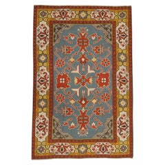 Antique Wool Kilim Rug Handmade Tribal Anatolian Pirot Turkish Carpet