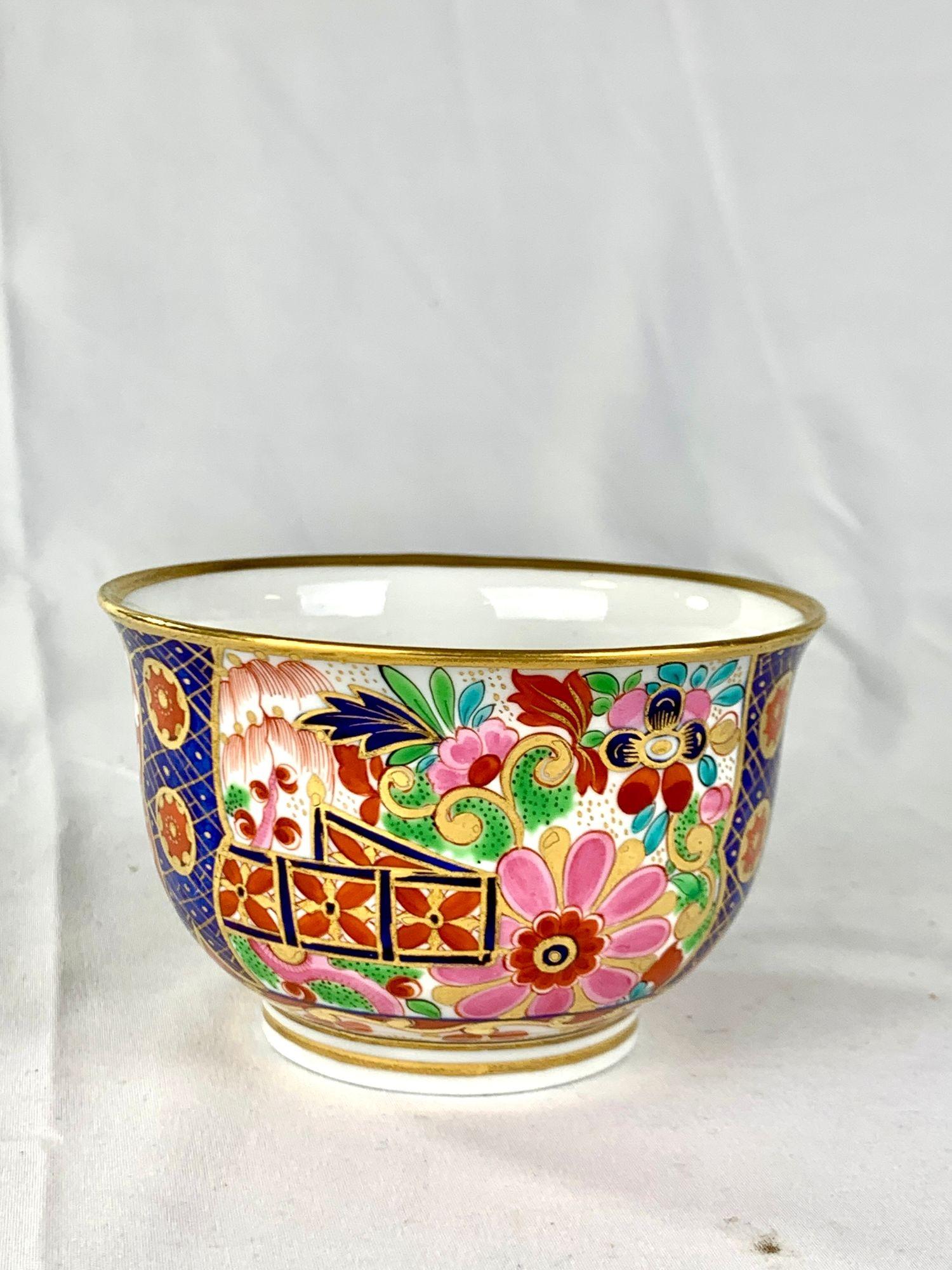 Antike Worcester Porzellan Frühstückstasse Imari Stil von Barr, Flight, Barr Worcester C-1810 im Angebot 5