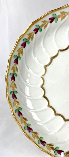 Antique Worcester Porcelain Dish England Circa 1790