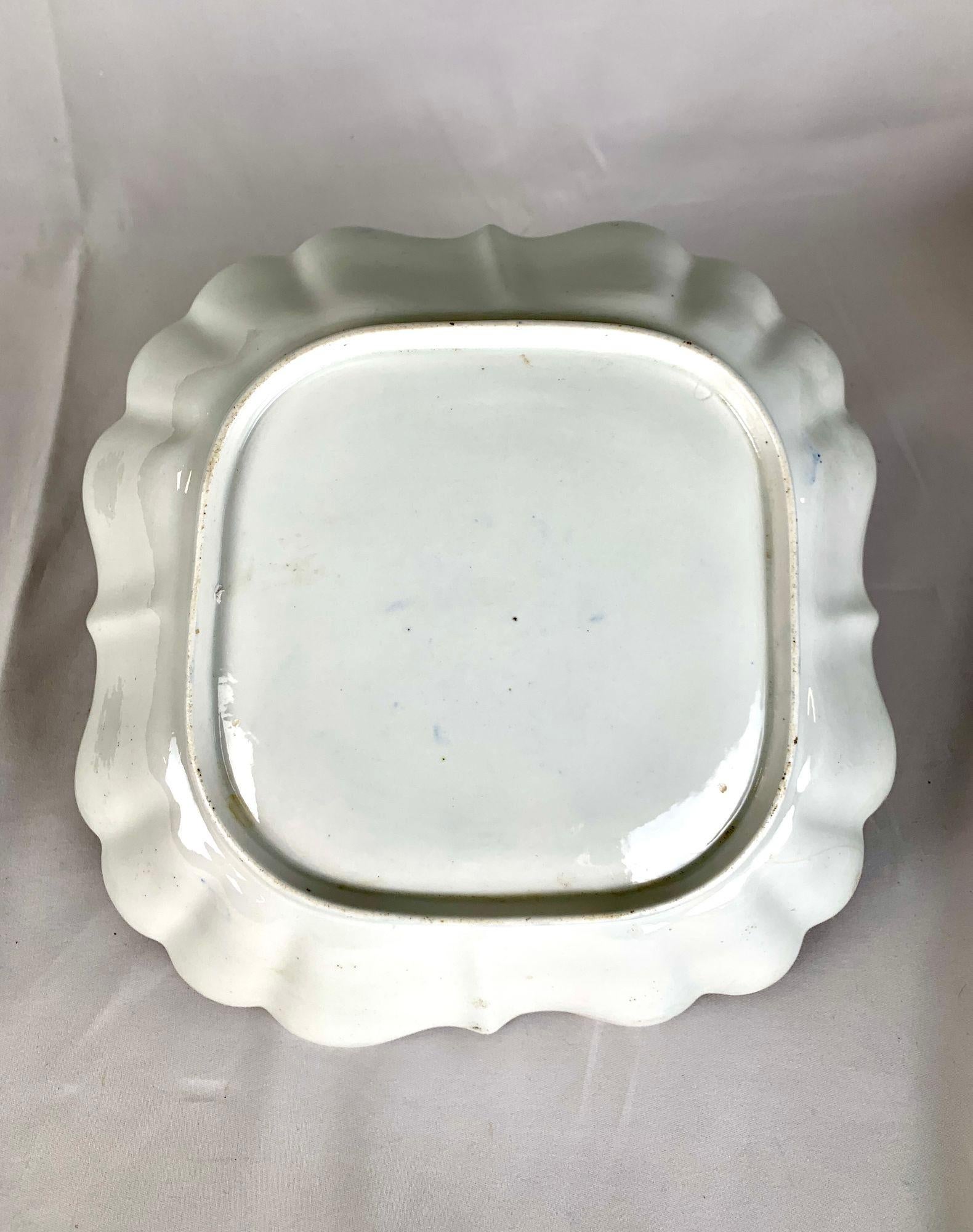Antico piatto in porcellana di Worcester con motivo Queen Charlotte, Inghilterra, CIRCA 1820 in vendita 2