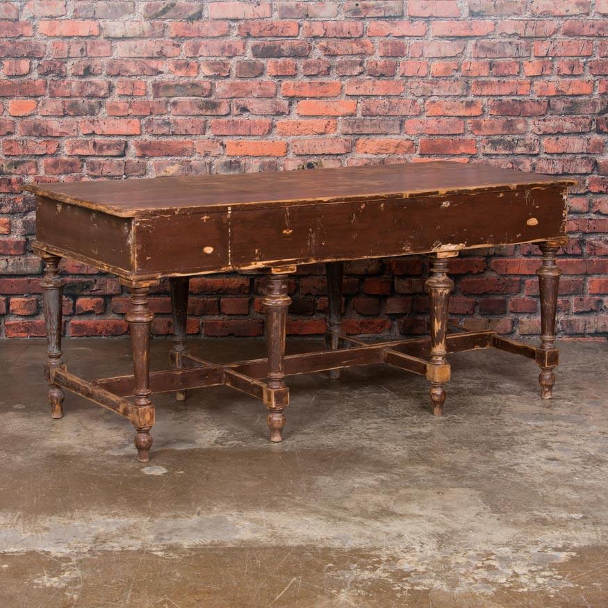 antique work table island