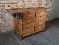 Antique Workbench with Quick Release Vise