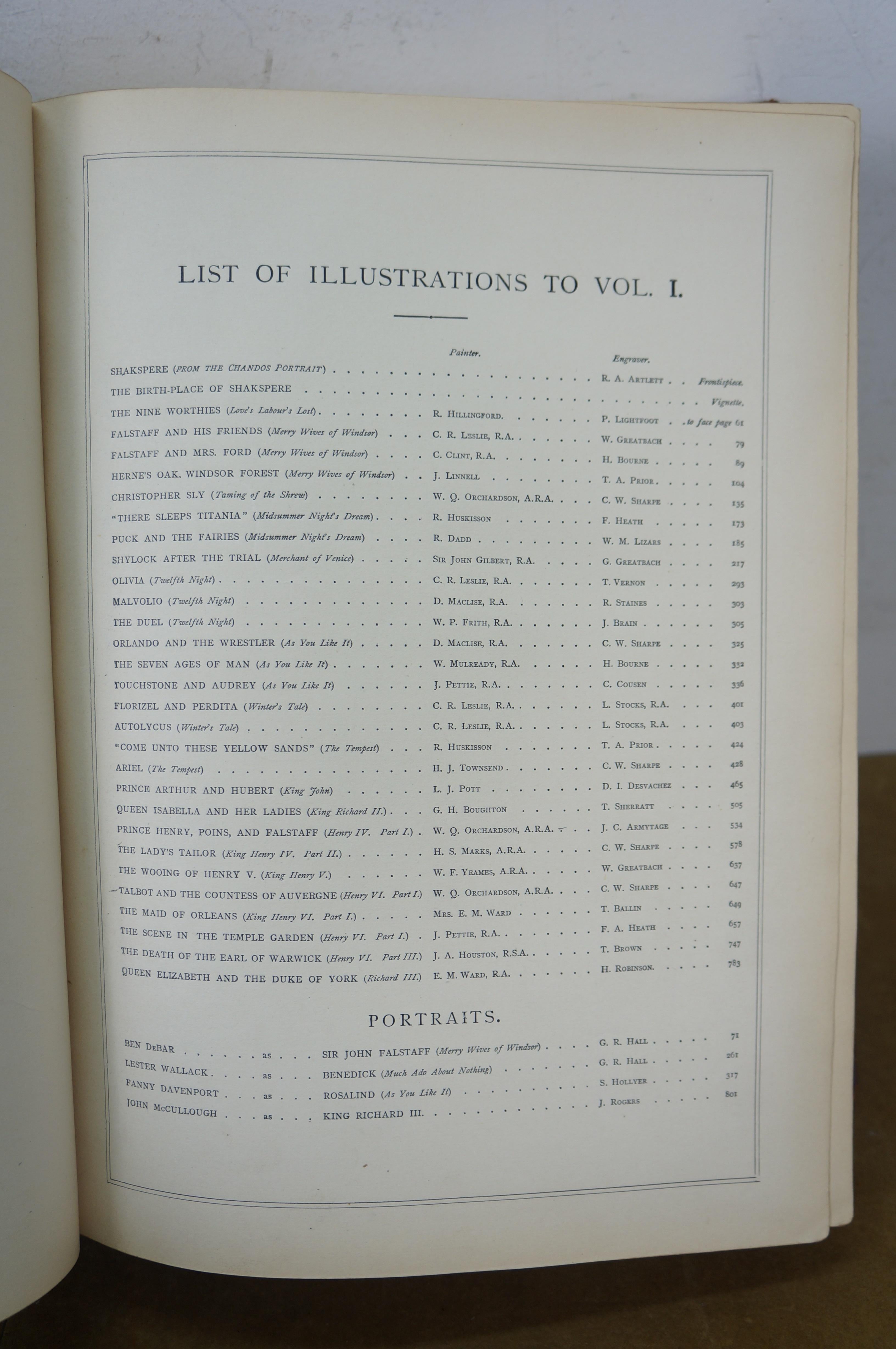 Antiguas Obras de Shakespeare Edición Imperial Vol I Charles Knight Virtue 15