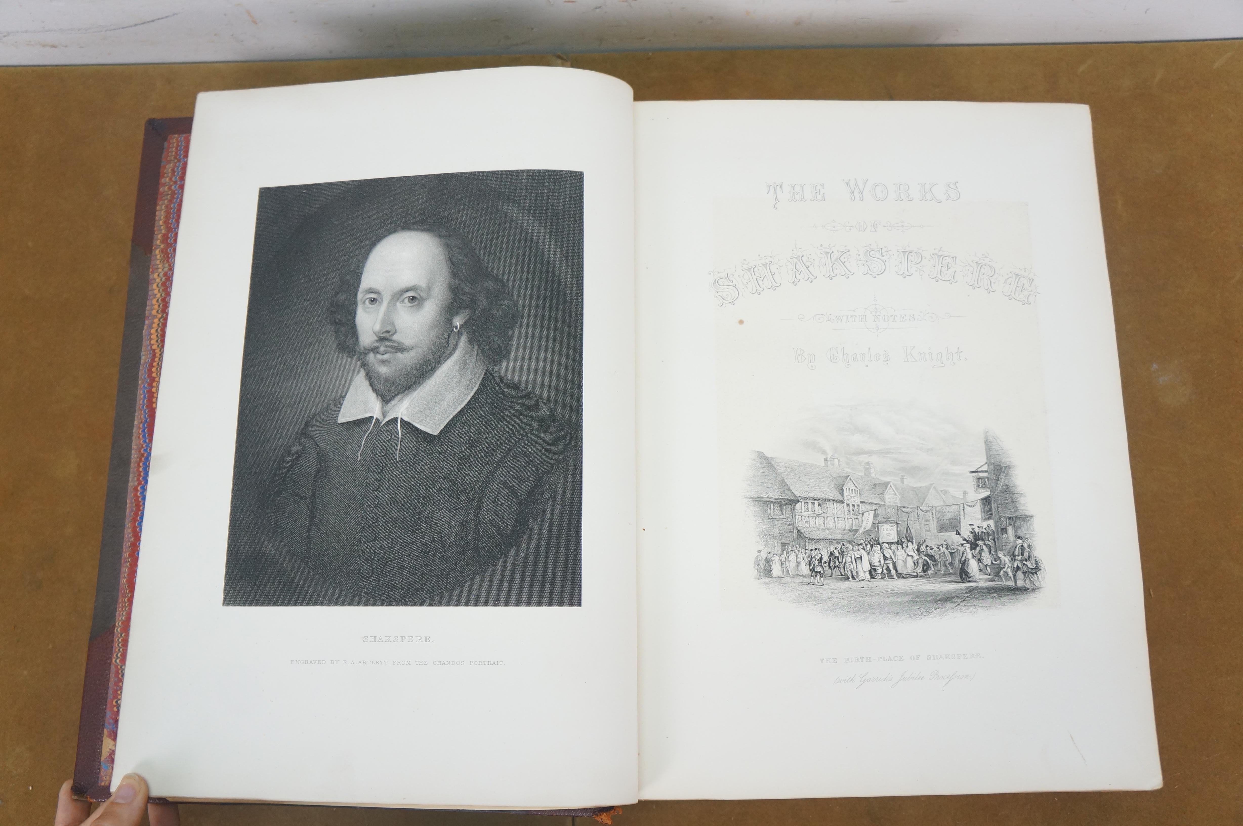 Antiguas Obras de Shakespeare Edición Imperial Vol I Charles Knight Virtue 15