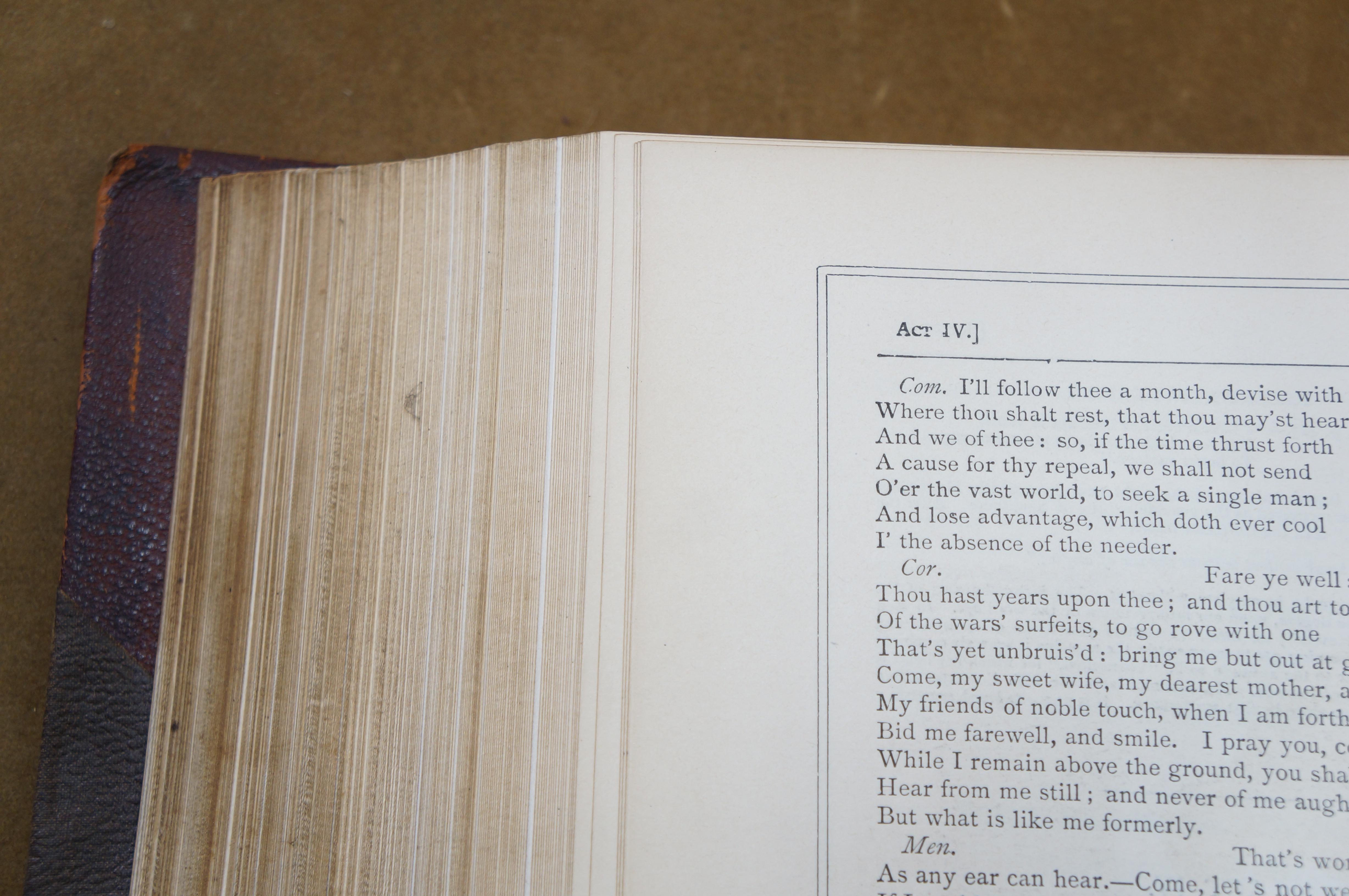 Antiguas Obras de Shakespeare Edición Imperial Vol II Charles Knight Virtue 15