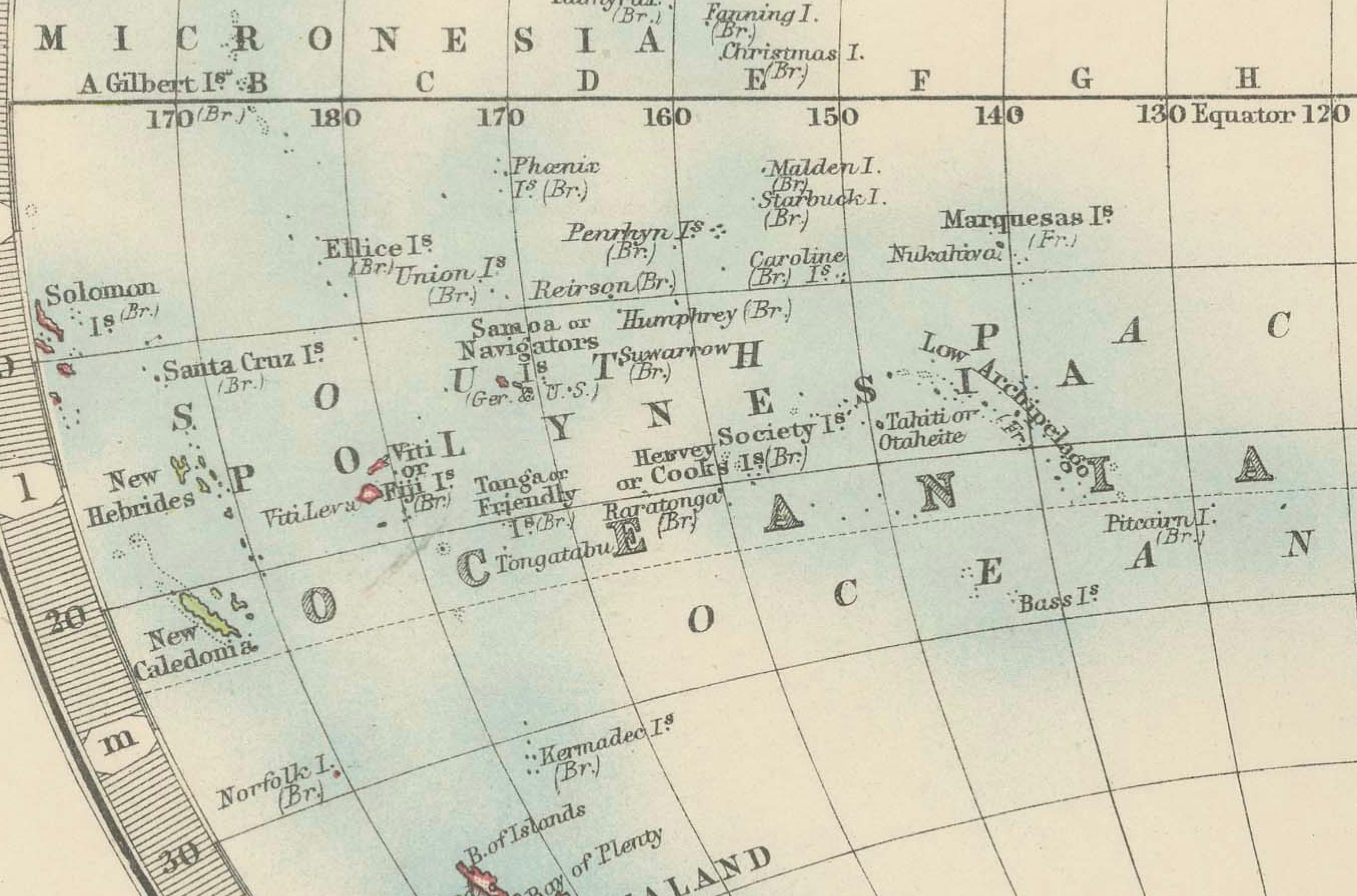 Carte du monde ancienne en hémisphères avec des couleurs délicates au pastel, 1903 Bon état - En vente à Langweer, NL