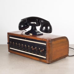 Antique World War ll Era US Navy Bakelite Switch Board Phone, c.1940