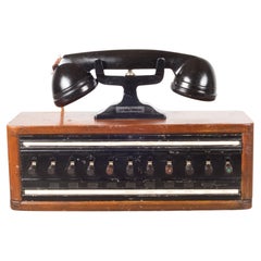 Retro World War ll Era US Navy Bakelite Switch Board Phone c.1940
