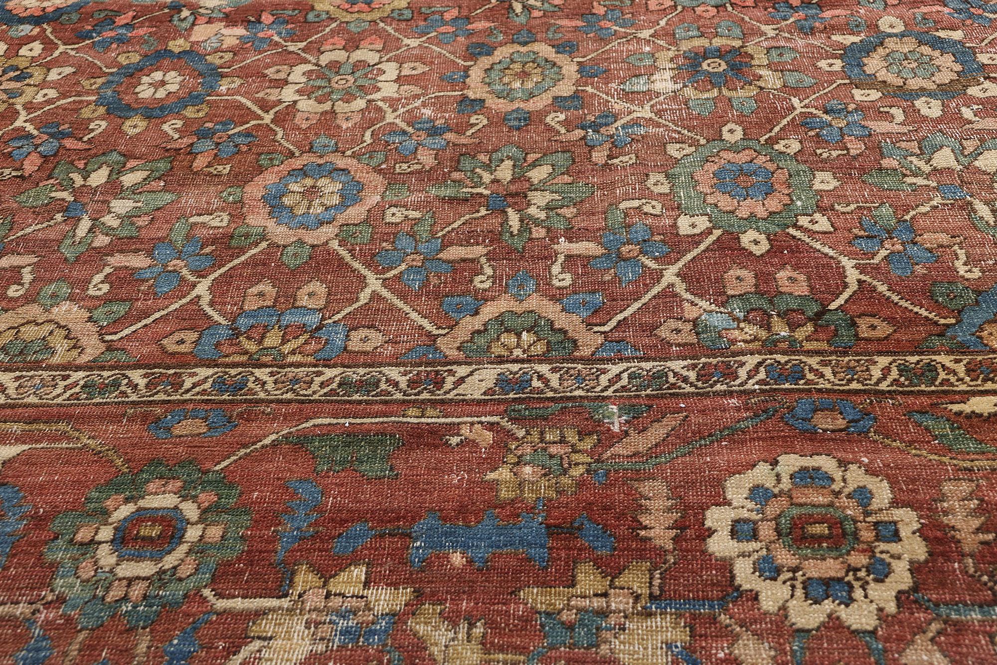 Persischer Bakshaish-Teppich des späten 19. Jahrhunderts mit traditionellem Stil (20. Jahrhundert) im Angebot