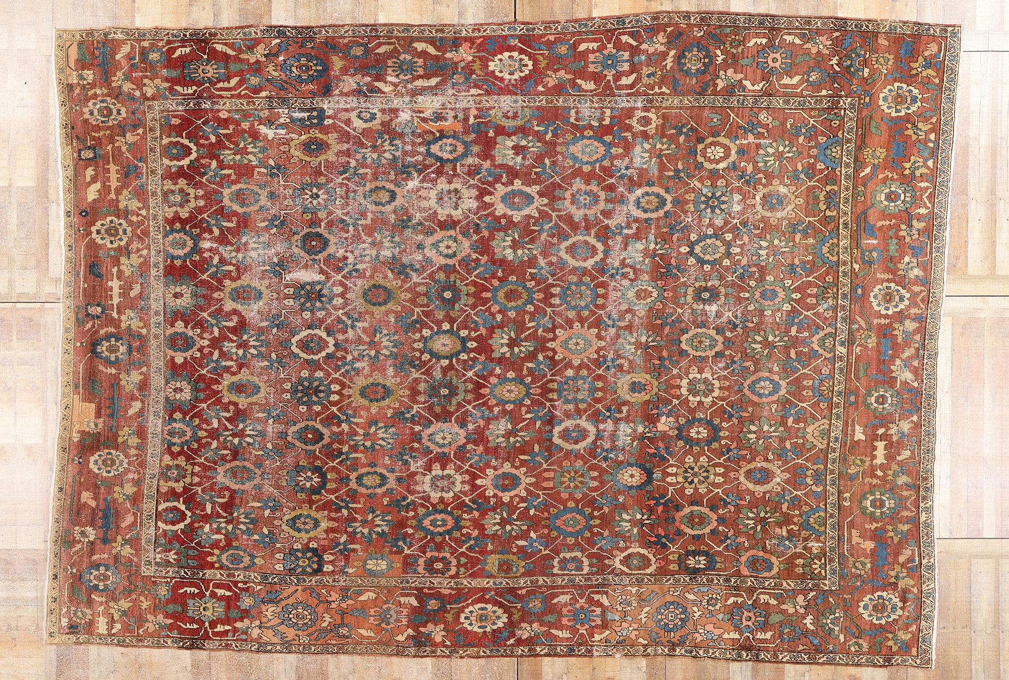 Persischer Bakshaish-Teppich des späten 19. Jahrhunderts mit traditionellem Stil im Angebot 4