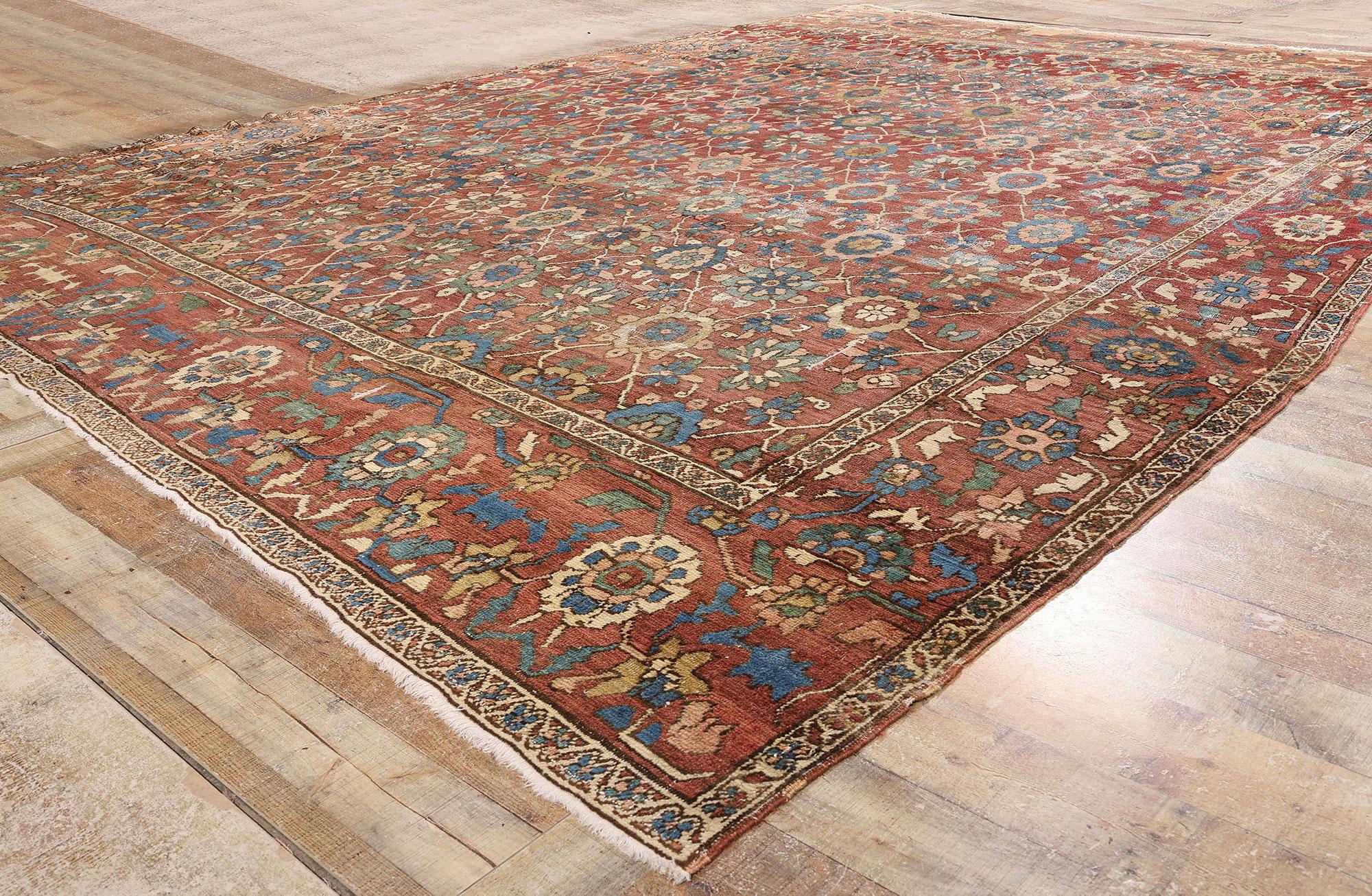 Persischer Bakshaish-Teppich des späten 19. Jahrhunderts mit traditionellem Stil im Angebot 2