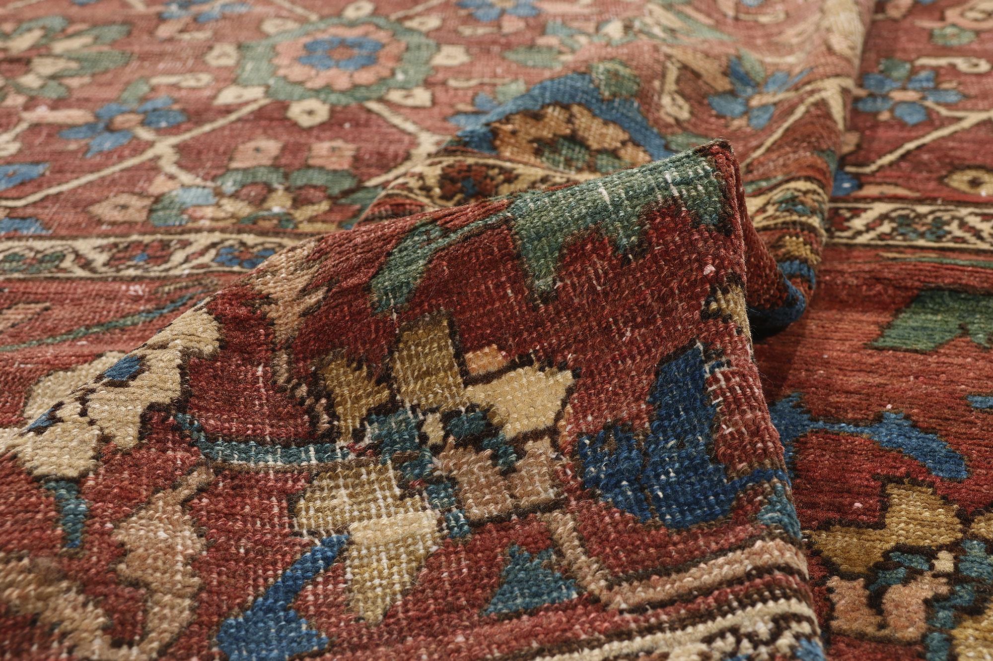 Persischer Bakshaish-Teppich des späten 19. Jahrhunderts mit traditionellem Stil (Wolle) im Angebot