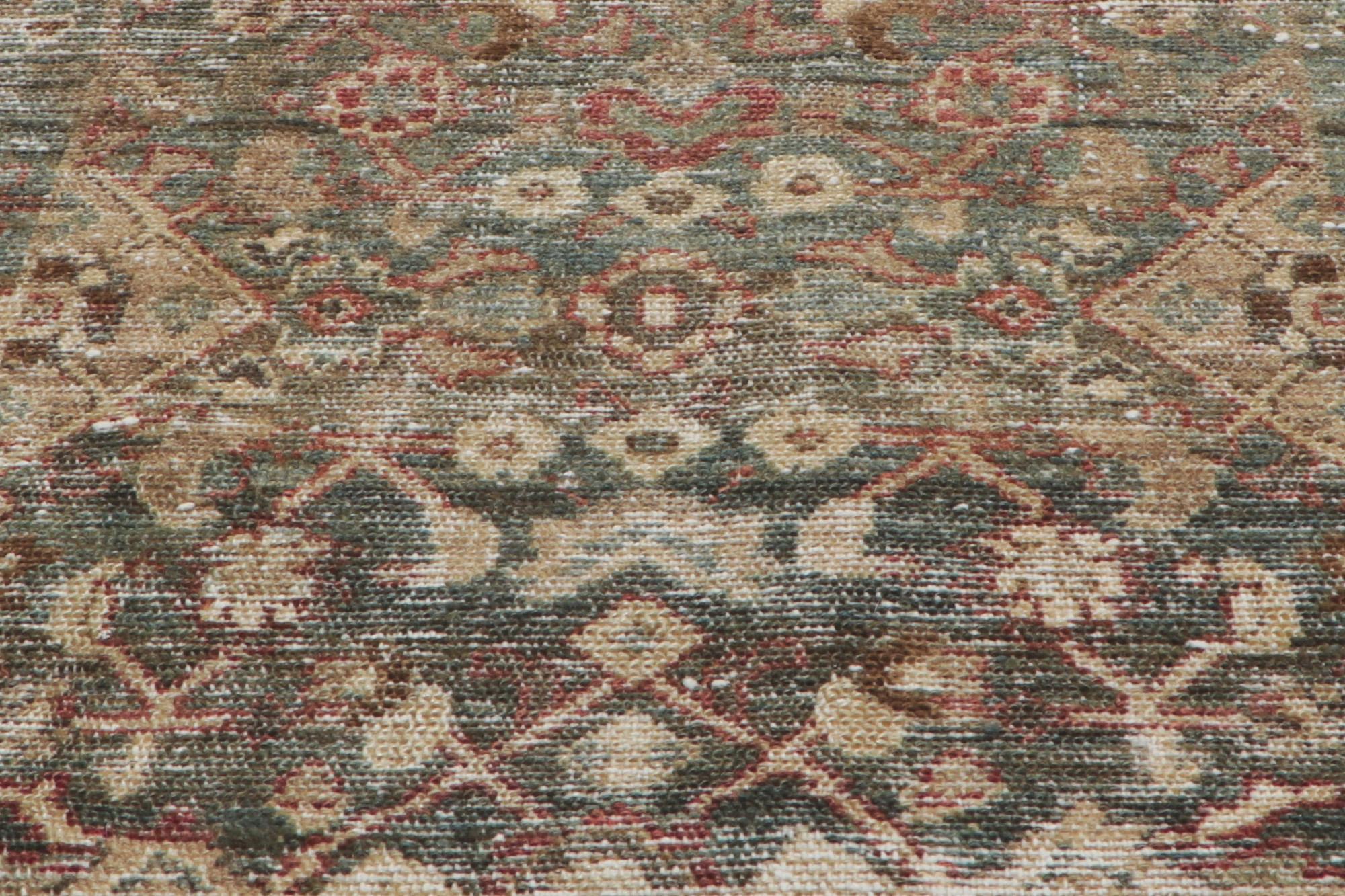 Antique-Worn Persian Malayer Rug, Relaxed Refinement Meets Rustic Charm For Sale 4