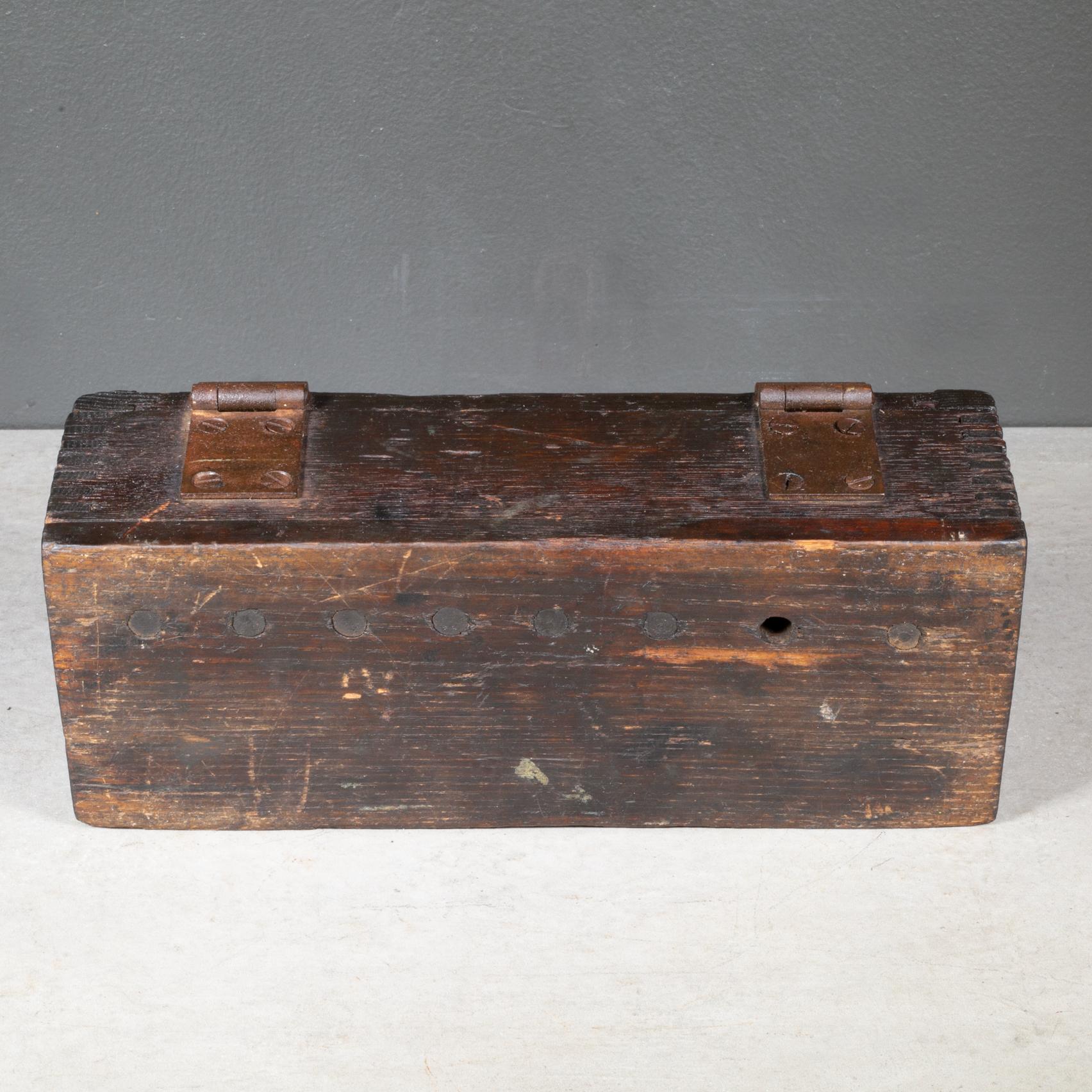 20th Century Antique Wrench Set Box c.1918-1927 For Sale