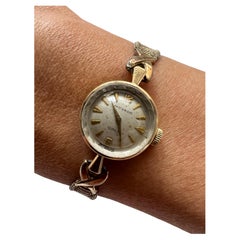 Antike Armbanduhr Silber Finish Galt Silberwaren Vintage Nachlass Dekoration