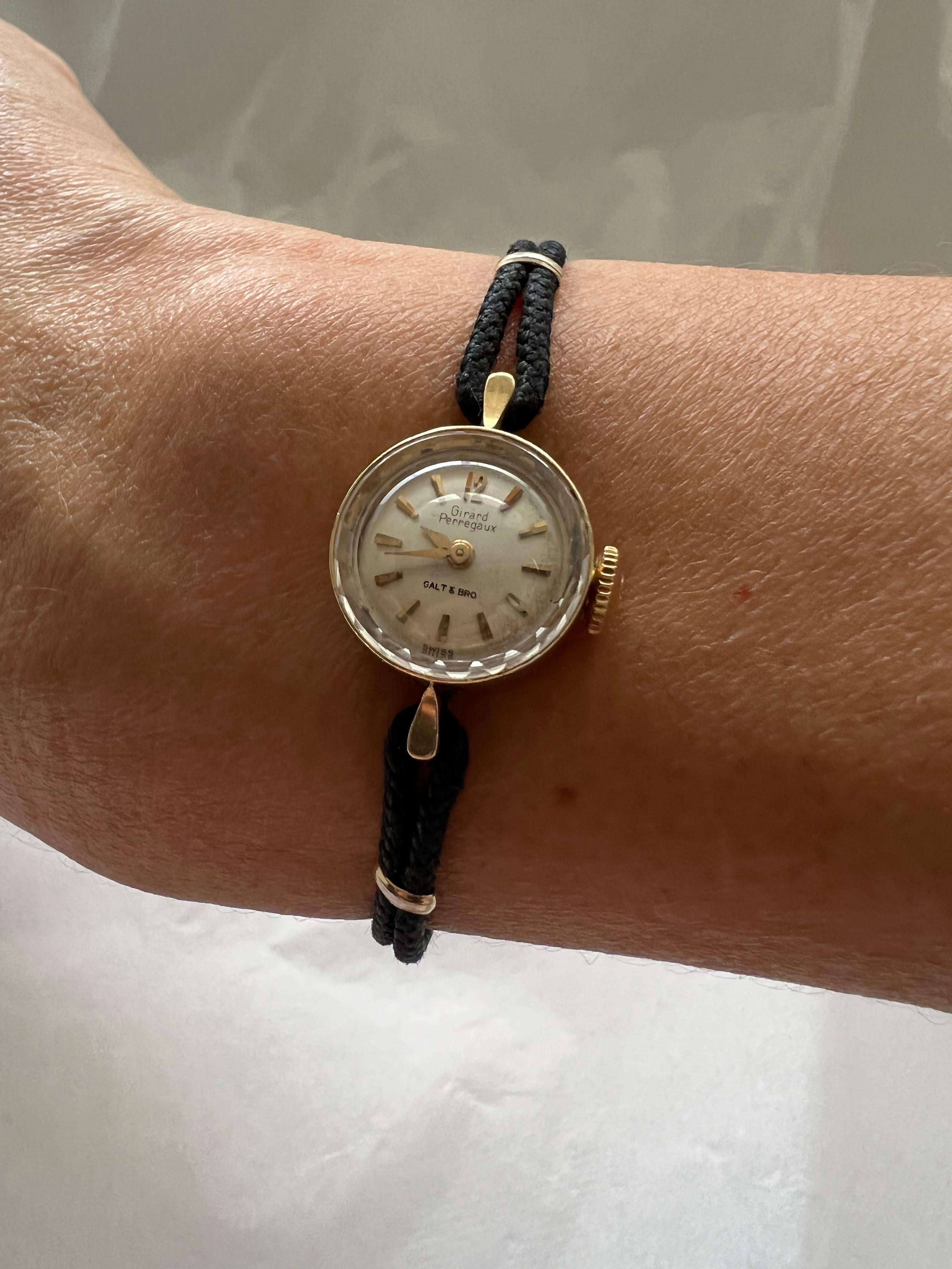 Antique Wristwatch Watch 14K Gold Case Galt Vintage Estate Item Find État moyen - En vente à Oakton, VA