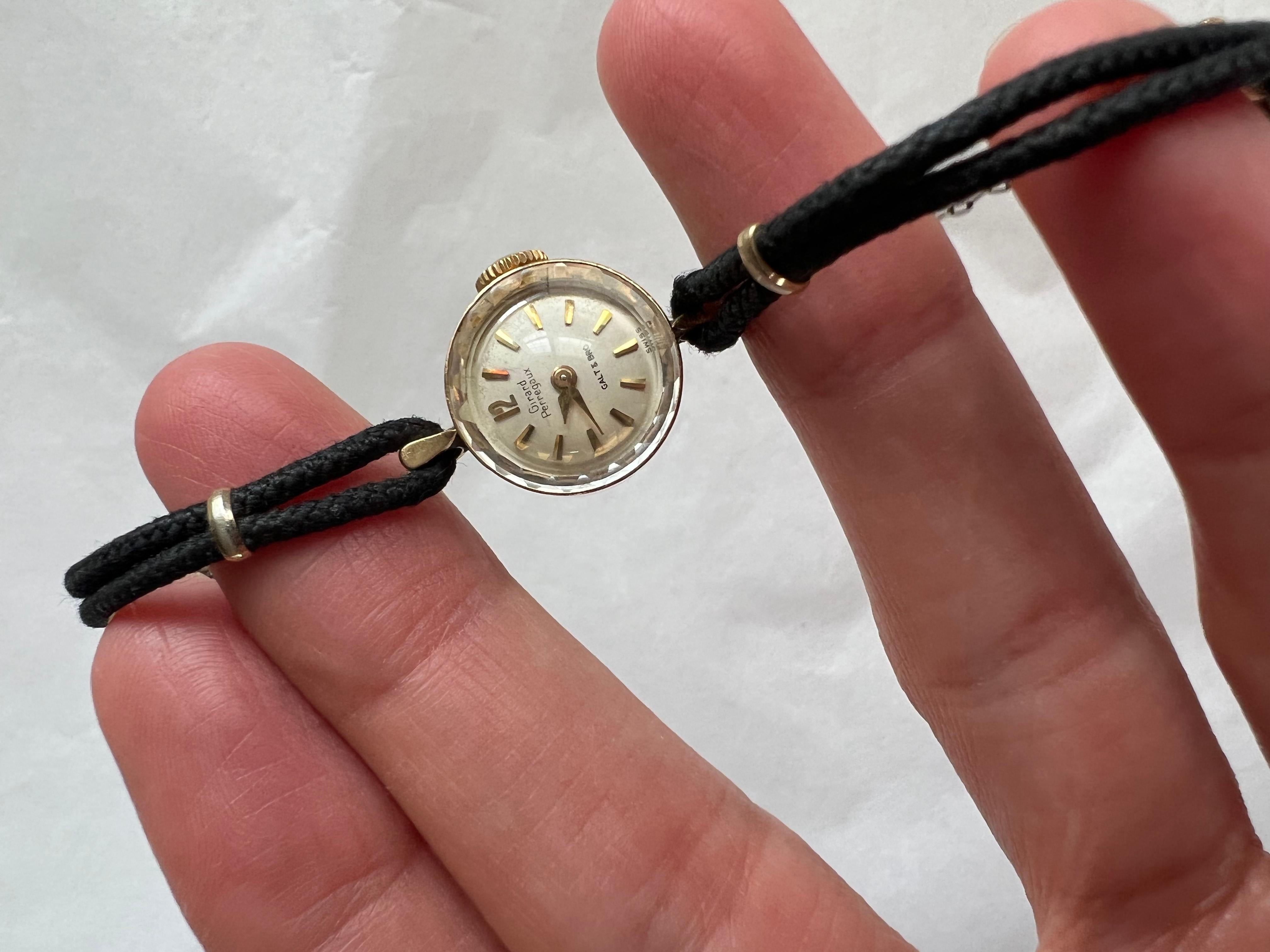 Antique Wristwatch Watch 14k Gold Case Galt Vintage Estate Item Find For Sale 2