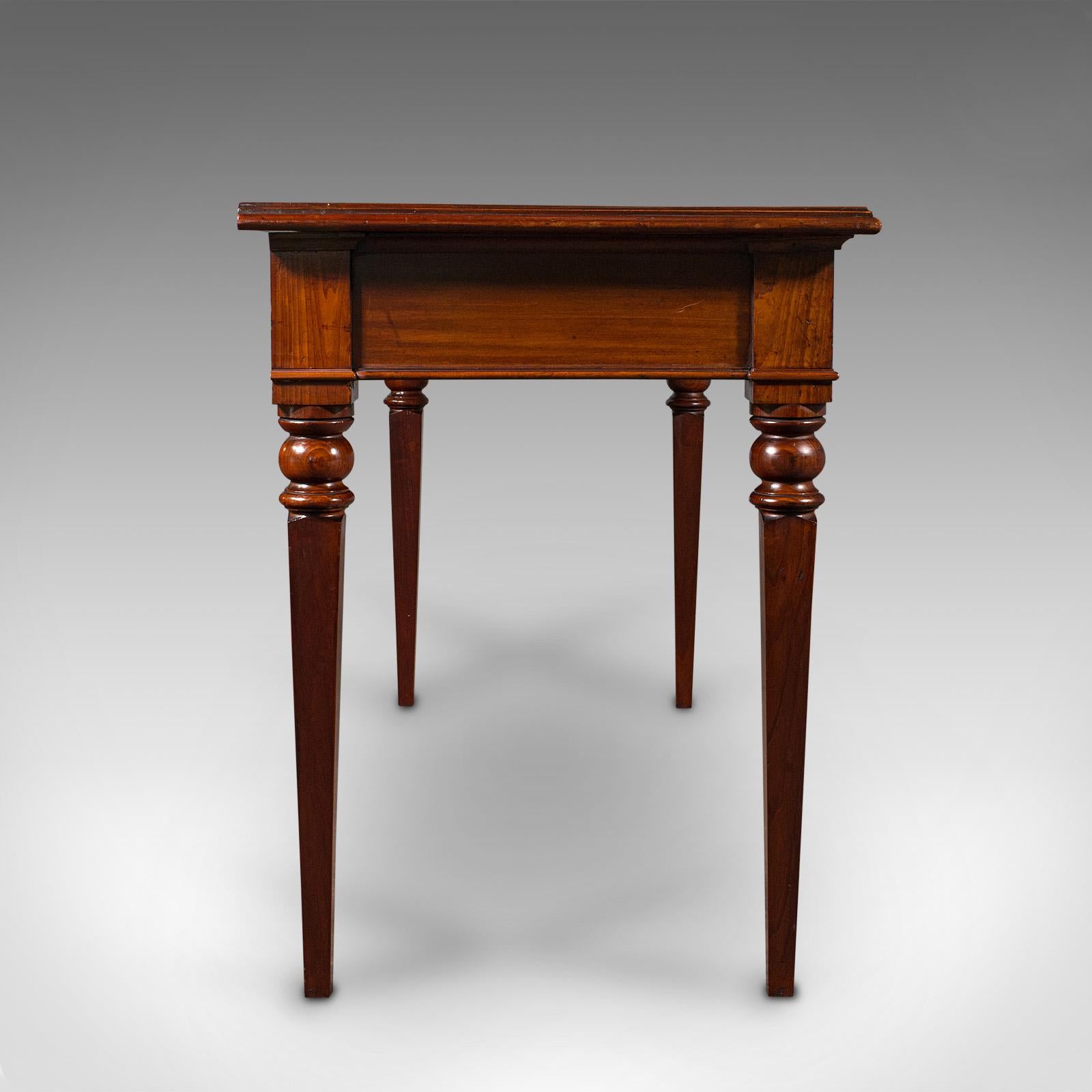 British Antique Writer's Desk, English, Inlay, Side, Serving Table, Georgian, C.1800 For Sale