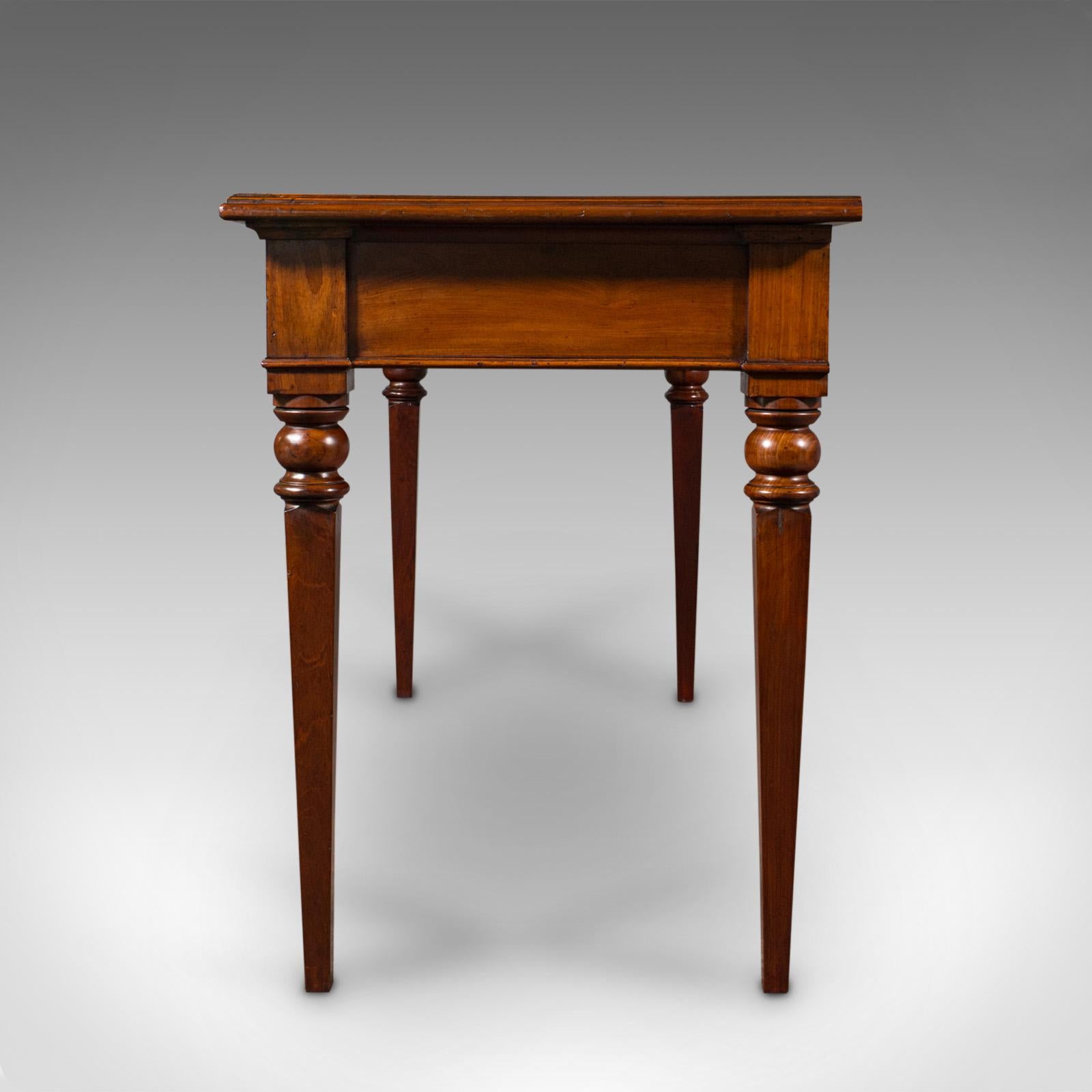 Antique Writer's Desk, English, Inlay, Side, Serving Table, Georgian, C.1800 In Good Condition For Sale In Hele, Devon, GB